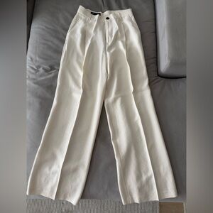 Zara Off-White Trousers
